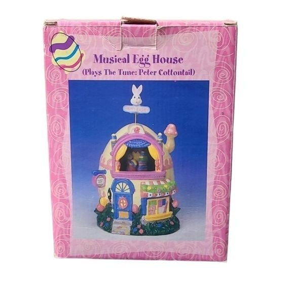 Musical wind up Easter Egg House - Picture 6 of 6